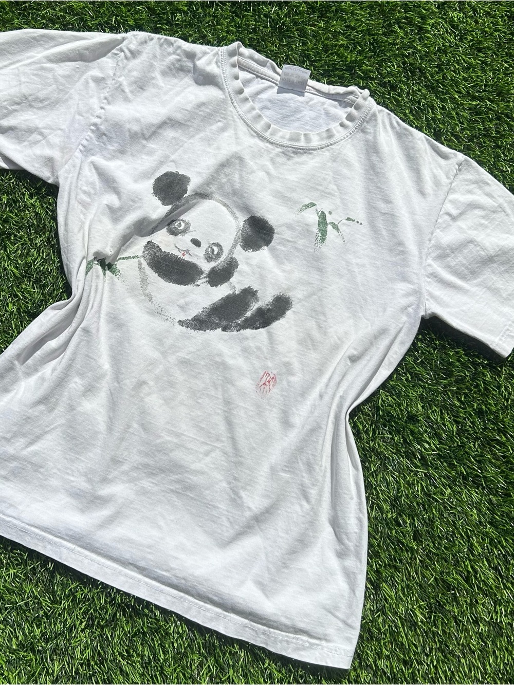 Baby Panda vintage graphic tee 100% cotton